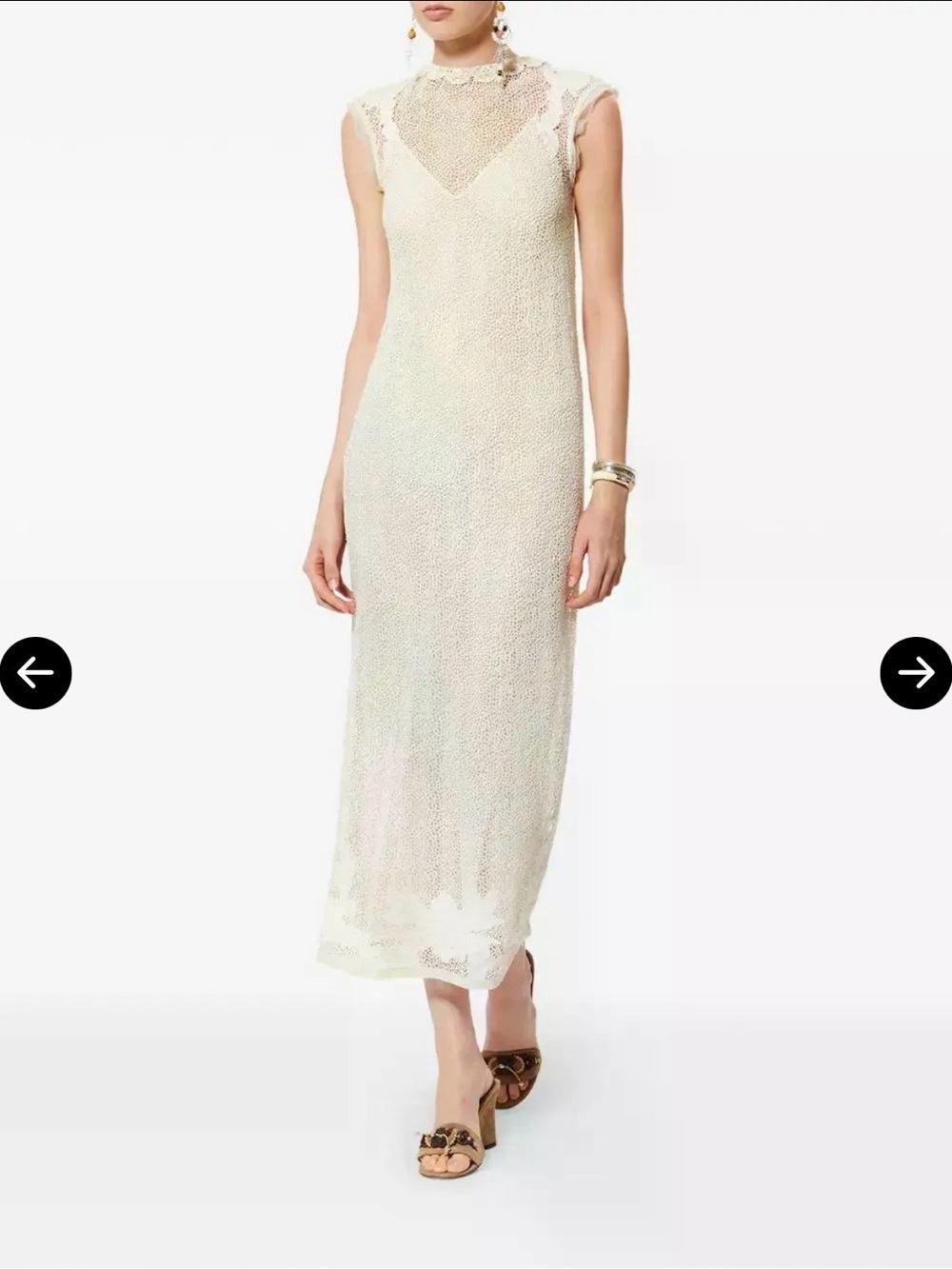 Isabel Marant Delvine Crochet Lace MIDI Dress